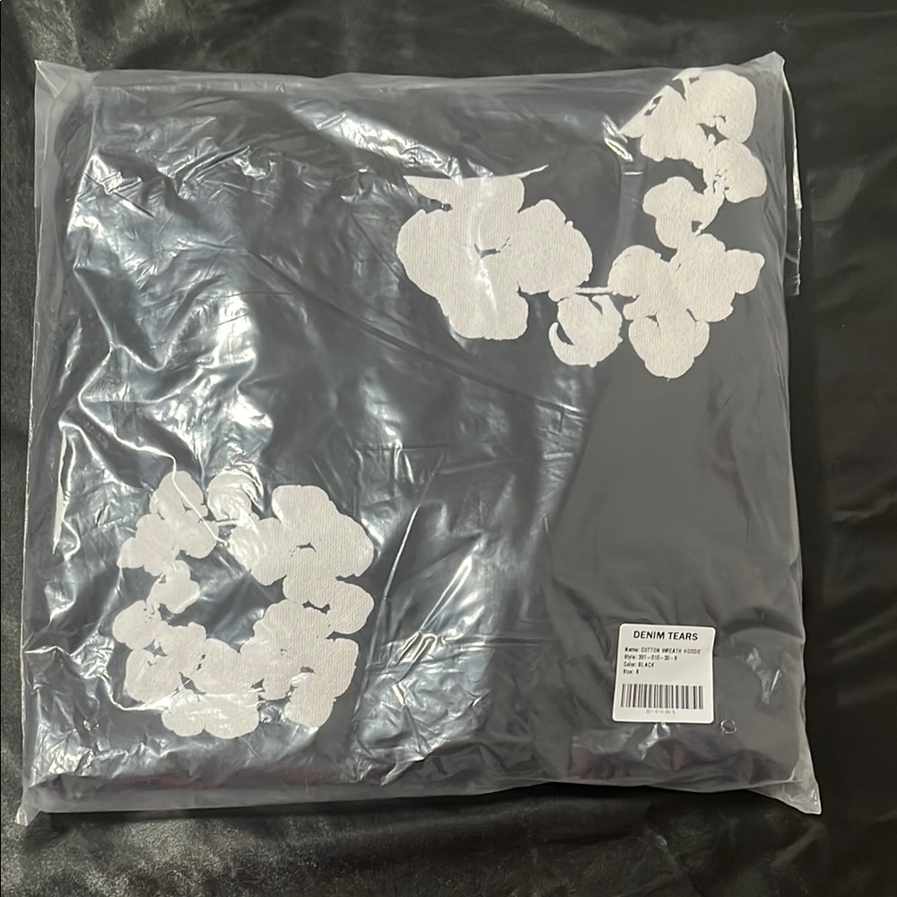 Denim Tears Black Floral Sweatshirt